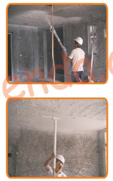 High Speed Ceiling Mortar Spray Machine Mud Lacquer Spray Machine Horizontal 20m Vertical 15m