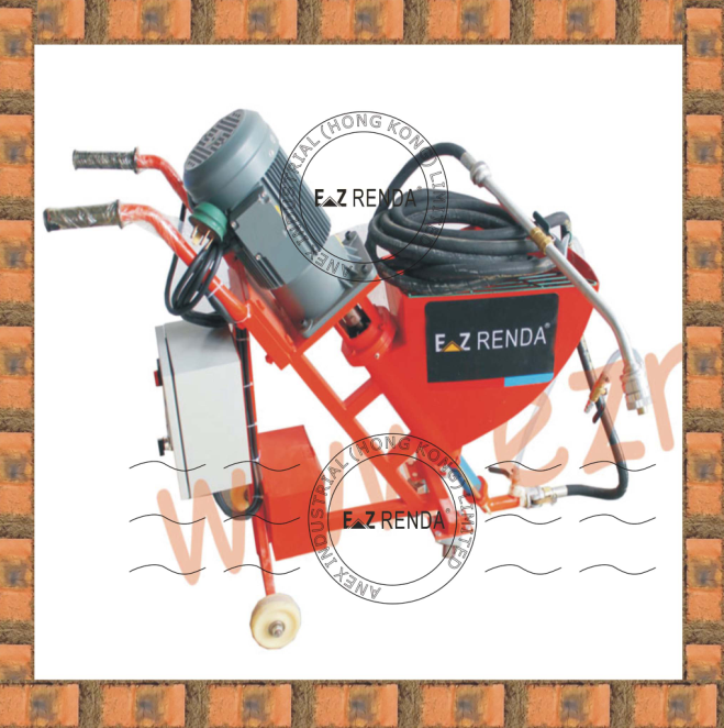 Light Weight Portable Mud Mortar Spray Machine Applied with Water-Soluble Material