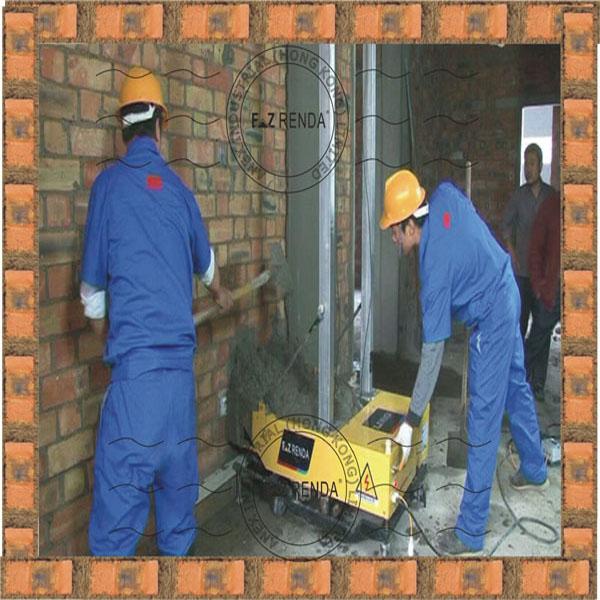 Mortar Plastering Machine For Internal Wall 4mm - 30mm Thick