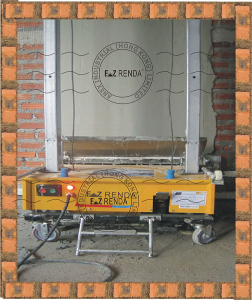 Ready Mix Auto Spray Plastering Machine up to 4.2 m For Internal Wall