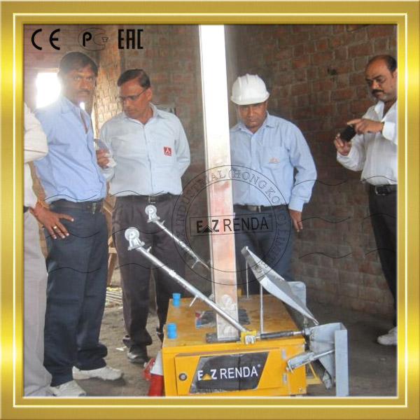Internal Wall Rendering Spray Plastering Machine With Cement Mortar