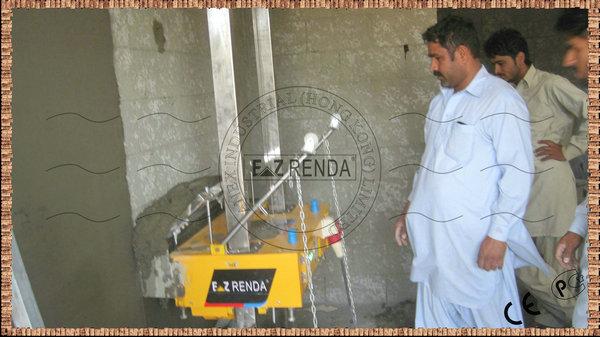 Construction Automatic Plastering Machine For Internal Wall With Perlite 