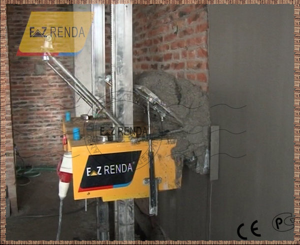 Construction Automatic Plastering Machine For Brick Wall Cement Based Mortar