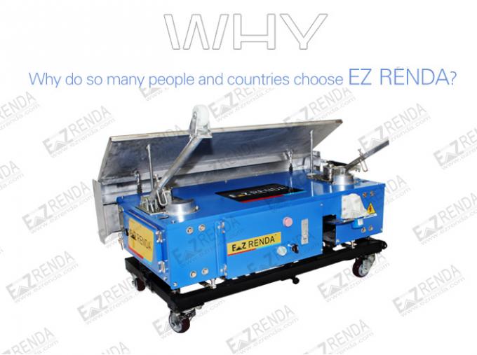 Cement Brick Building Mortar Plastering Machine Two People Operate Easy Work