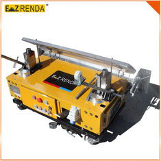 Three / Single Phase Wall Plastering Machine Yellow , Building Automatic Rendering Machine
