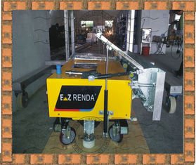 Electric Internal Wall Rendering Machine 650mm Width Plaster Speed 70 m²/h for Construction Sites