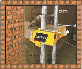 Electronic Cement Plaster Machine Auto 220V For External Mortar Wall