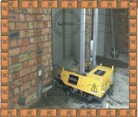 China Automatic Wall Cement Render Machine 800mm * 1350mm * 500mm supplier