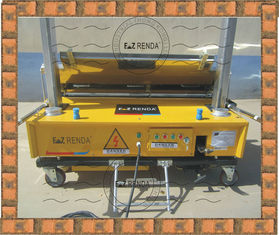 Skyscraper Plaster Rendering Machine Electrical With 4mm - 30mm Thickness