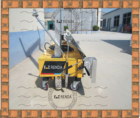 China Cement Mortar Plastering Machine For Concrete Wall 4mm - 30mm Thick supplier