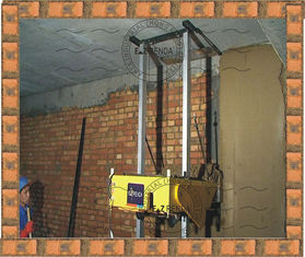Automatic Wall Mortar Plastering Machine 380V / 50Hz 1350mm Width