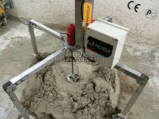 China High Speed Portable Mortar Mixer On Ground For Gypsum Lime Clay 450RPM supplier