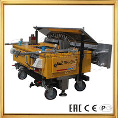 China Remote Control Construction Equipment Wall Rendering Machine With Concrete Mixer supplier